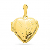 Pendentif Porte-Photos or jaune