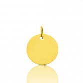 Pendentif rond or jaune - Autre version
