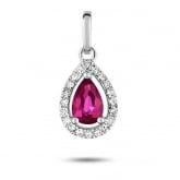 Pendentif Rubis et Diamant - Autre version