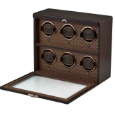 Remontoir Montre Wolf 1834 - Earth 6 Piece Watch Winder - Coffee - Autre version