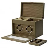 Remontoir Montre Wolf 1834 - Earth Double Watch Winder - Olive - Autre version