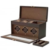 Remontoir Montre Wolf 1834  - Earth Triple Watch Winder - Coffee - Autre version