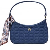 Sac bandoulire Mimi Swirl avec charpe Wolf 1834 - Denim - Autre version