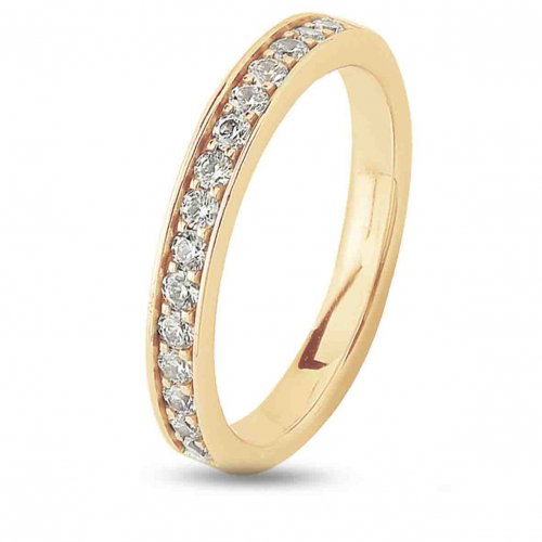 Alliance demi-tour rail grain fifty 0.38ct