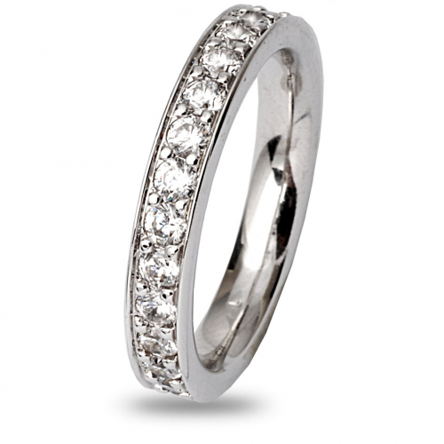 Alliance diamant tour complet serti grains 1.25 ct