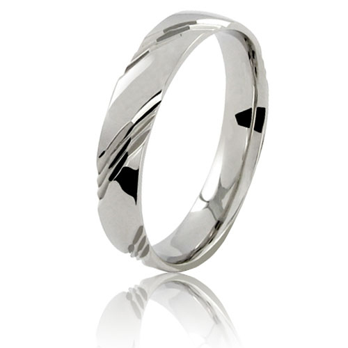 Alliance en platine Chartres de 3 mm