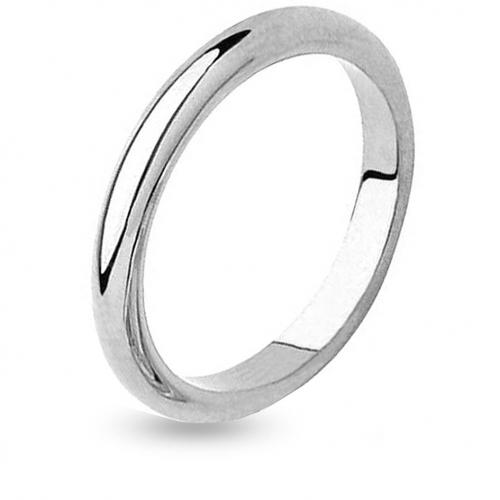 Alliance en platine Rivoli 2.5 mm
