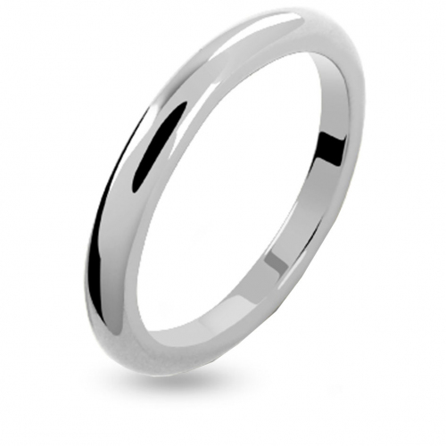 Alliance en platine Rivoli 3 mm