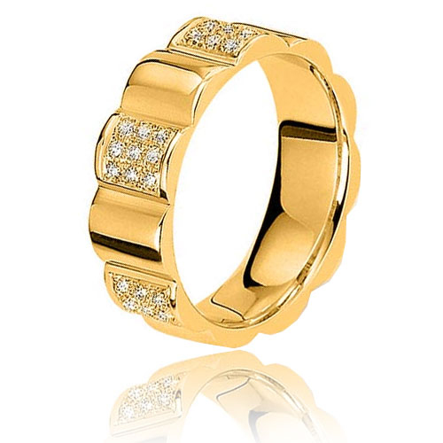 Alliance Mascaret 0.27ct  de diamant en or blanc