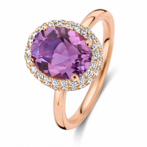 Bague Amthyste et diamants - One More