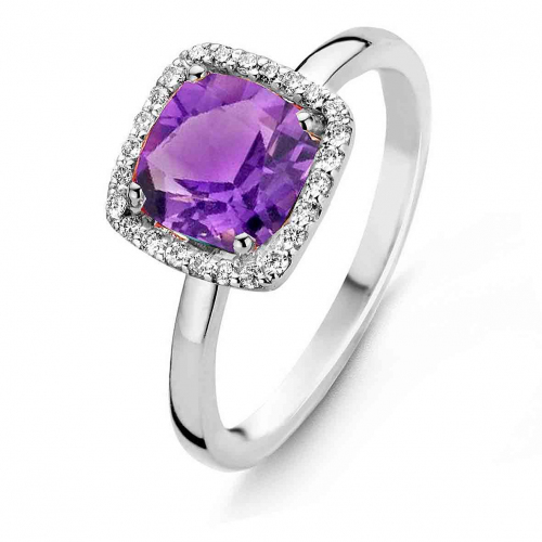 Bague Am�thyste et Diamants One More - Etna