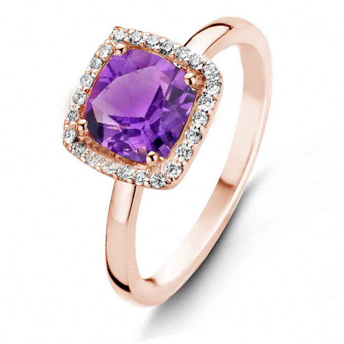 Bague Am�thyste et Diamants One More - Etna