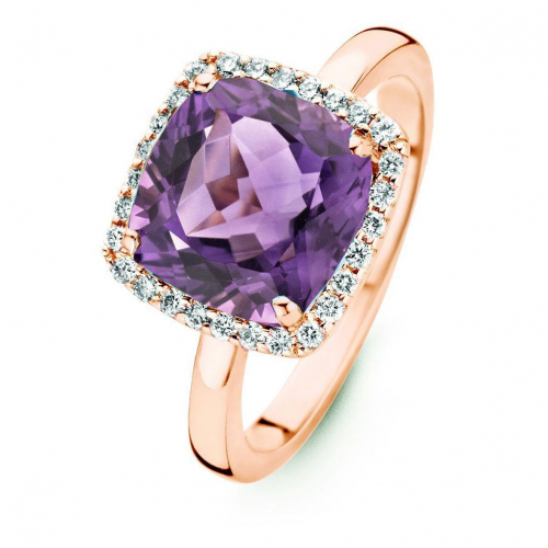 Bague Am�thyste et Diamants One More - Etna