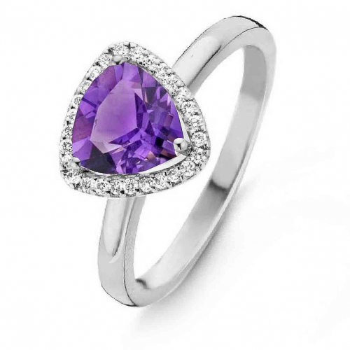 Bague Am�thyste et Diamants One More - Etna