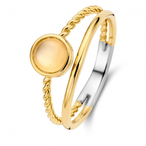 Bague Argent plaqu� or - Naiomy Silver