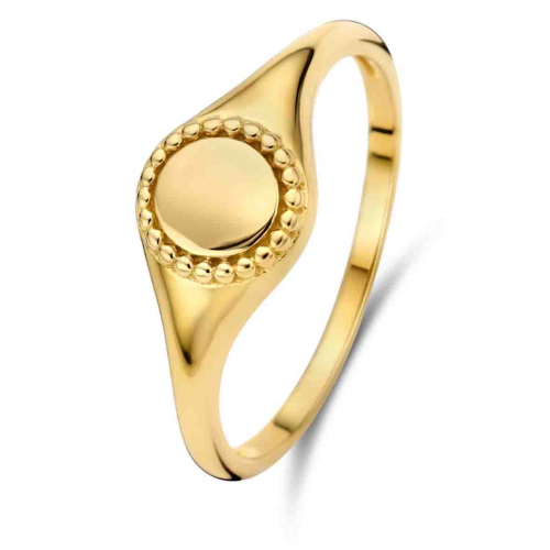 Bague Argent plaqu� or - Naiomy Silver