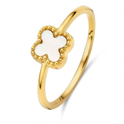 Bague Argent plaqu or - Naiomy Silver