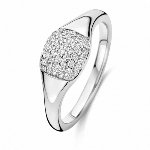 Bague argent sertie d'oxydes - Naiomy