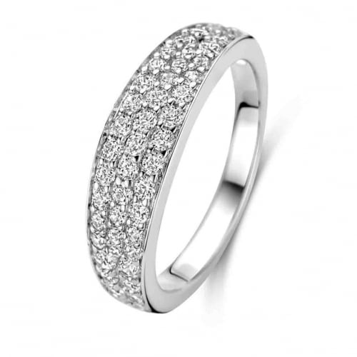 Bague argent sertie de Zirconium  - Naiomy Silver