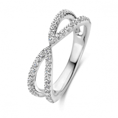 Bague argent sertie de Zirconium - Naiomy 