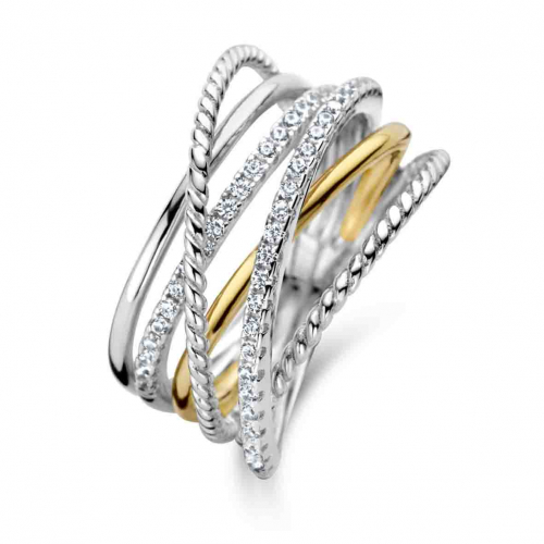 Bague argent sertie de zirconium - Naiomy 