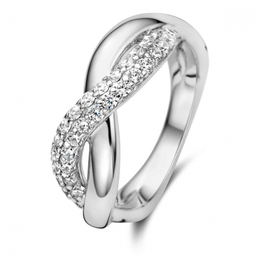 Bague Argent Zirconium - Naiomy Silver