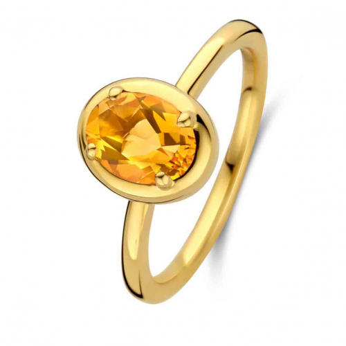 Bague citrine orange One More