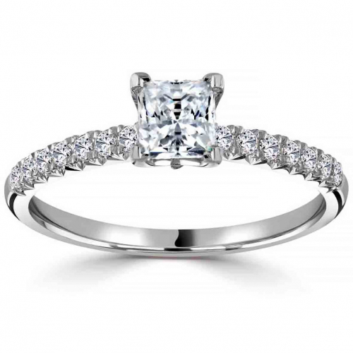 Bague de Fian�ailles Accompagn�e princesse