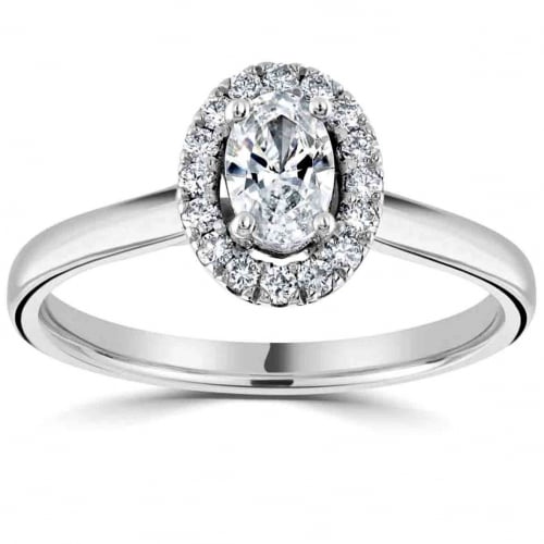 Bague de Fianailles Accompagne - Diamant cre en Laboratoire