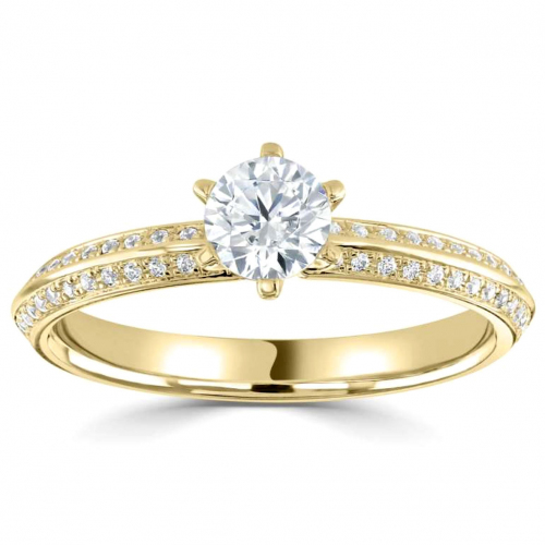 Bague de Fian�ailles accompagn�es