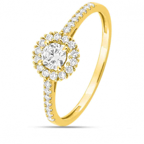 Bague de fianailles - Diamant de Laboratoire