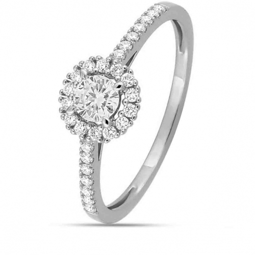 Bague de fian�ailles - Diamant de Laboratoire