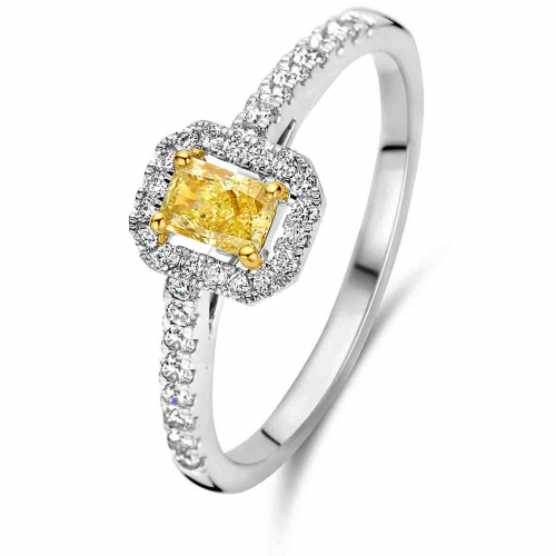 Bague Diamant Jaune
