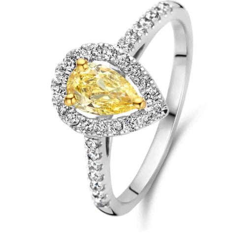 Bague Diamant Jaune