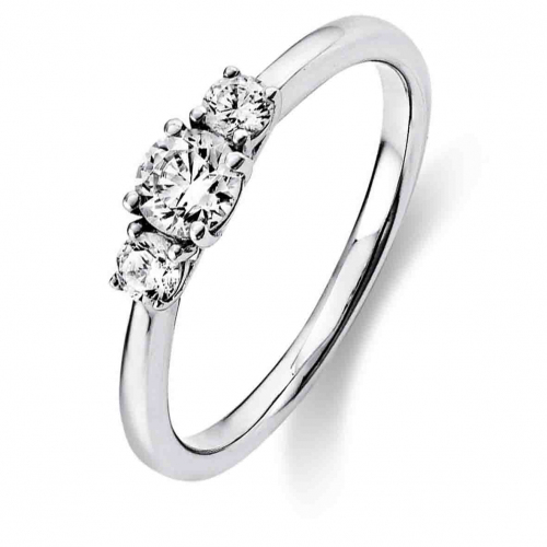 Bague diamant Trilogie
