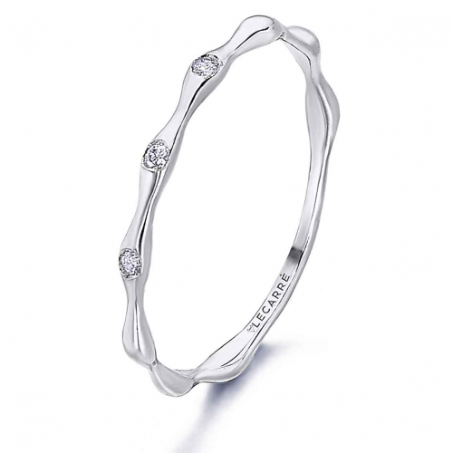 Bague diamants 0.04 ct