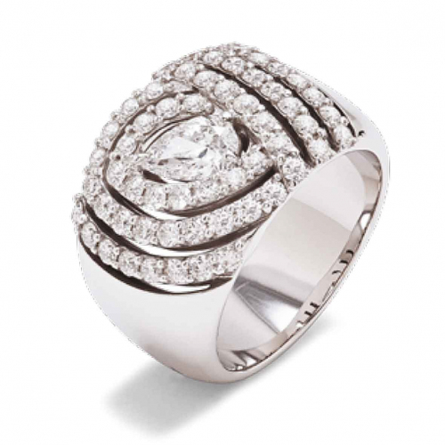 Bague Diamants Poire