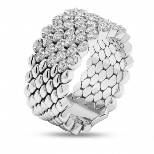 Bague Diamants Maille