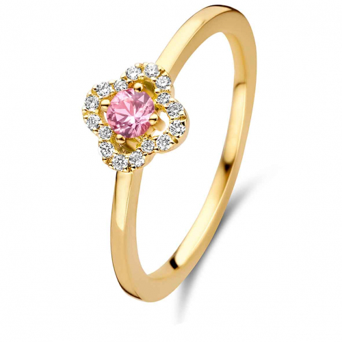 Bague Diamants Saphir Rose One More