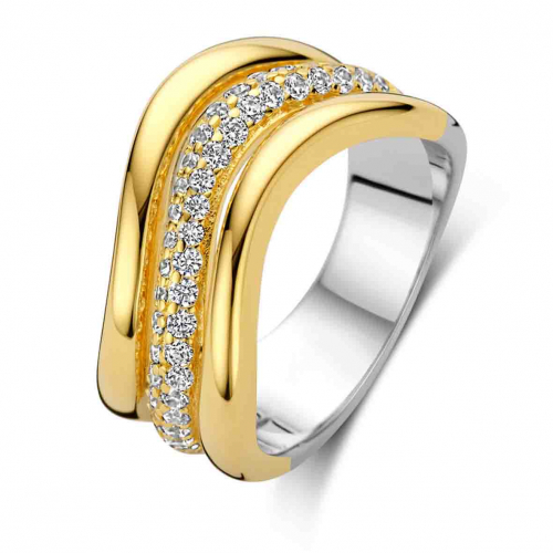 Bague en argent et oxydes de zirconium  - Naiomy Silver