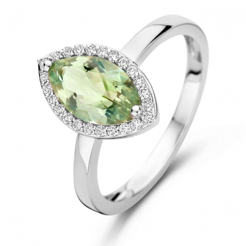Bague One More Etna - prasiolite