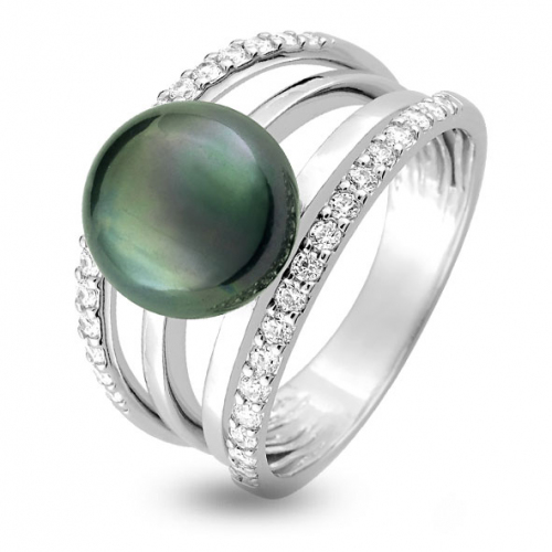 Bague perle de Tahiti 