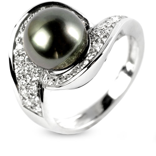 Bague Tahiti et diamants