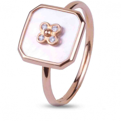 Bague Nacre et Diamants