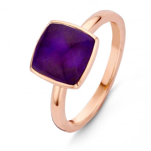 Bague quartz et sugilite One More - Pantelleria