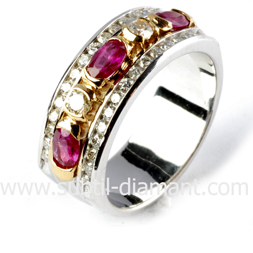 Bague rubis