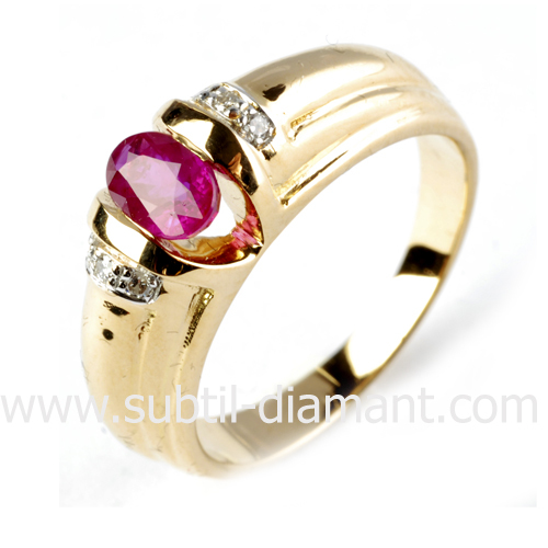 bague rubis 
