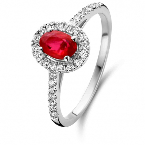 Bague Rubis et Diamants