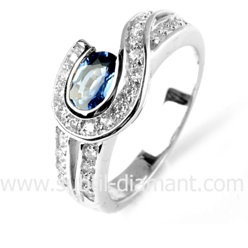 Bague saphir
