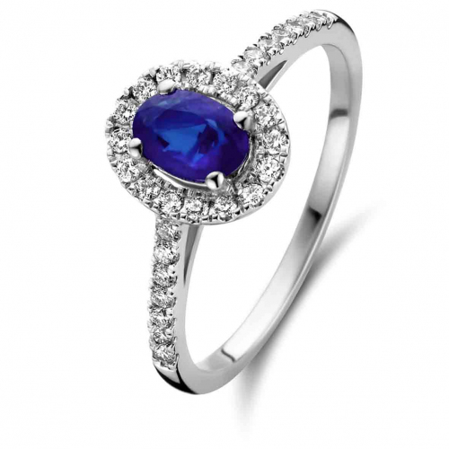 Bague Saphir et diamant